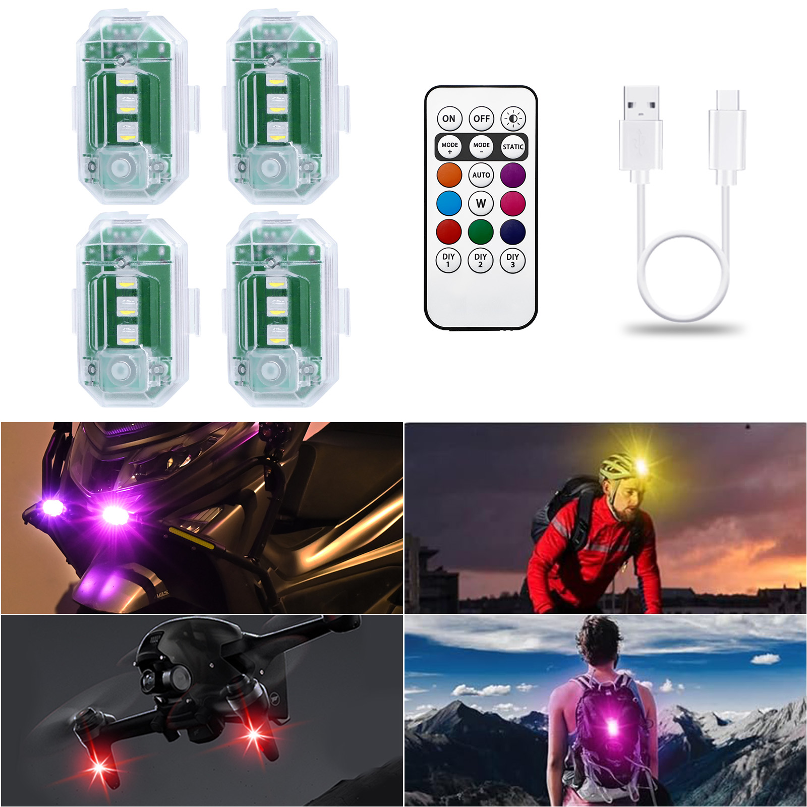 LECART lumières Led sans fil p - Drone Strobe Light avis et prix