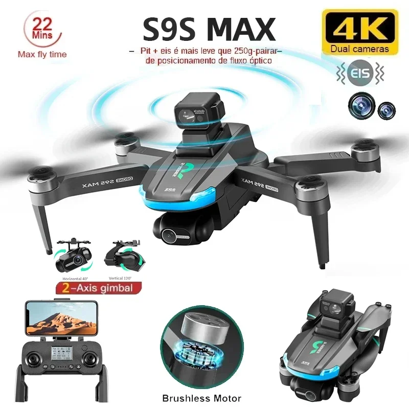 Nouveau S9S MAX MINI Drone 4K  - Drone Remote Controller Lanyard avis et prix