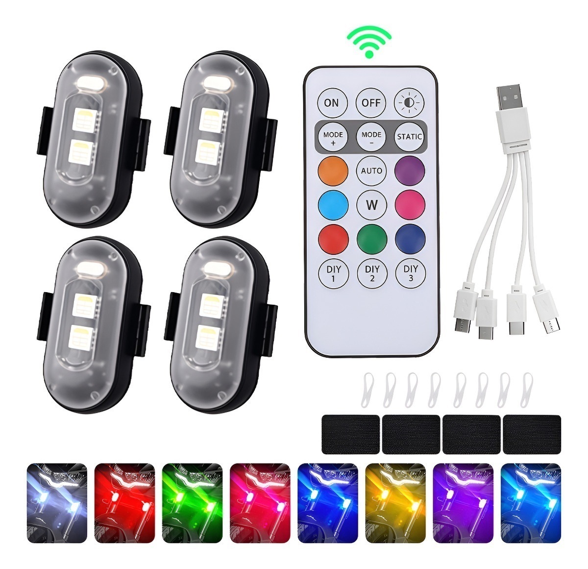 4 pièces de feux stroboscopiqu - Drone Strobe Light avis et prix
