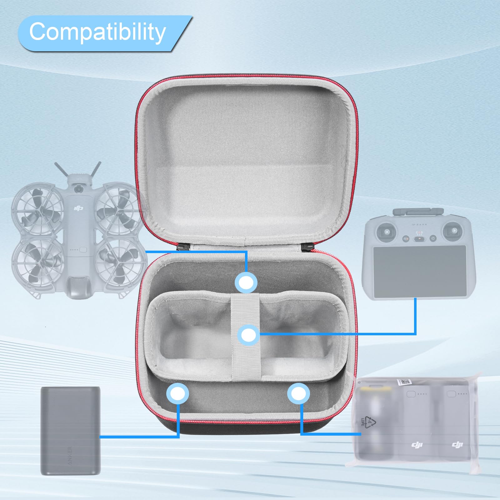 Étui portable pour DJI Neo 2 F - Drone Charging Hub avis et prix